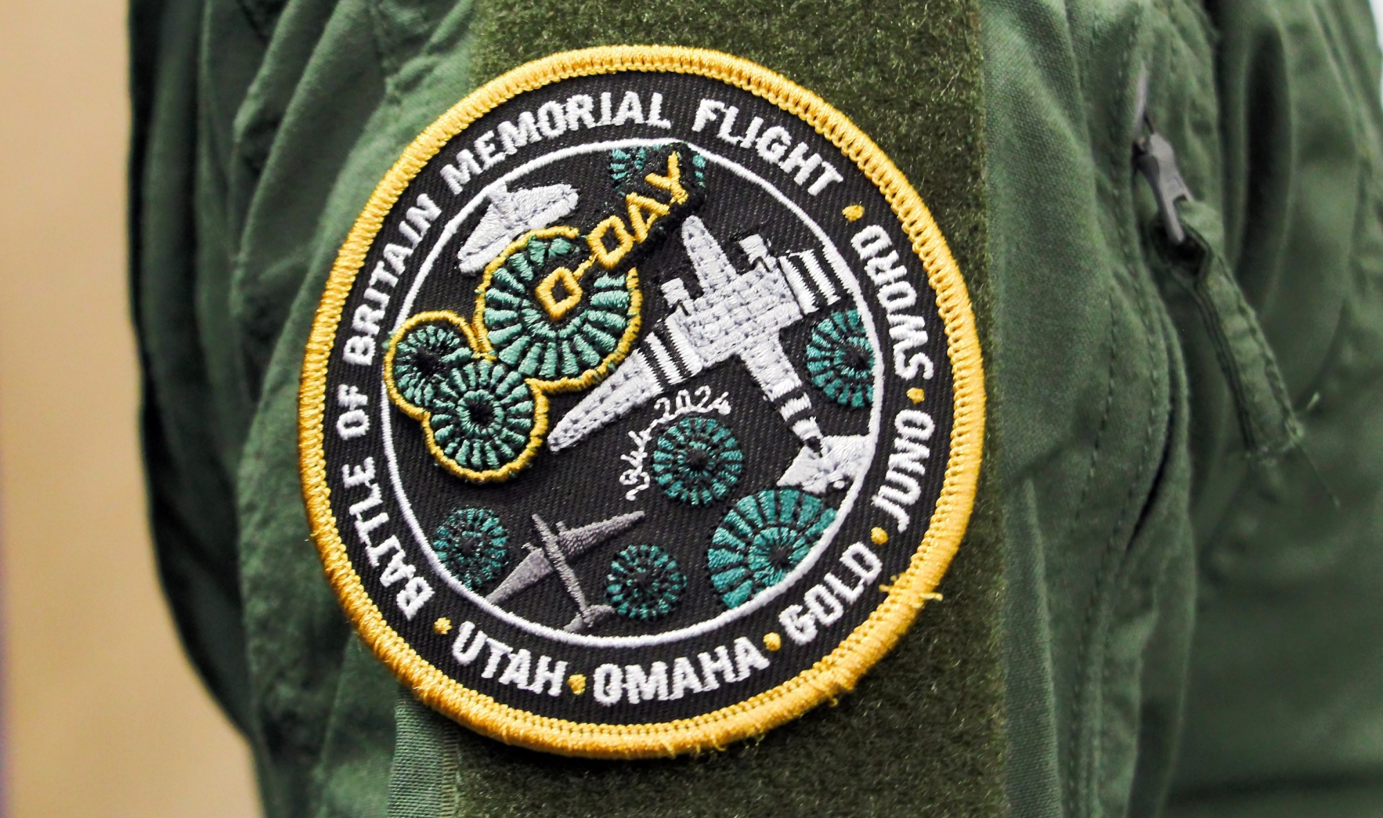 BBMF’s new shoulder patch for 2024 RAF Memorial Flight Club